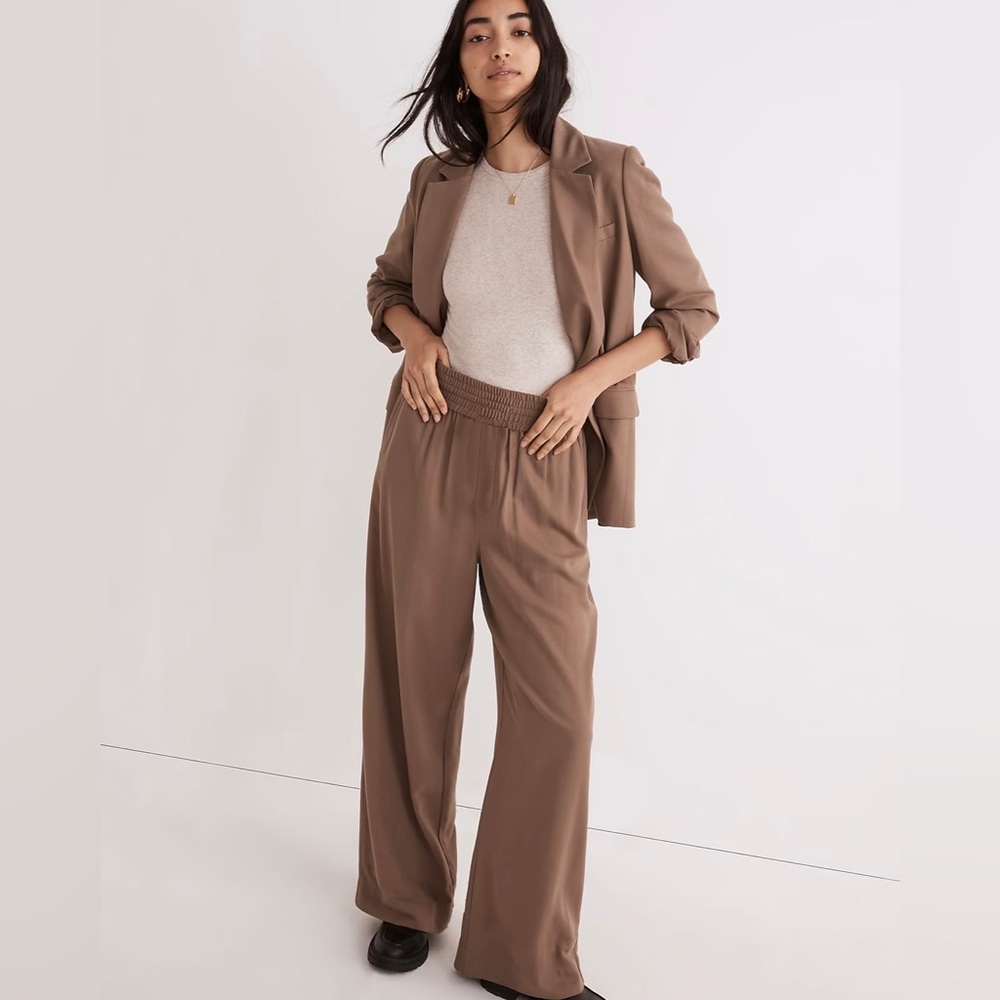 Madewell wide leg elastic pant